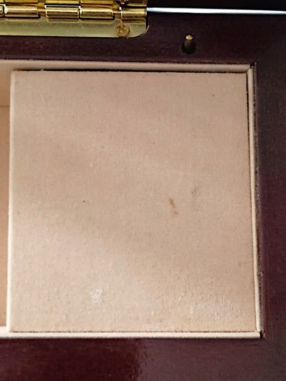 Wood Dried Pressed Flowers‎ Jewelry Box Musical Plays Nadias Theme WORKS Vtg 90s